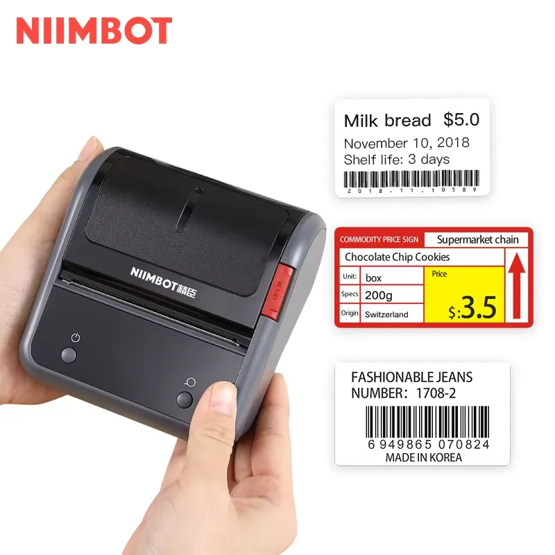 Commercial Printing Logo - Impressora Térmica Portátil Niimbot B3S para