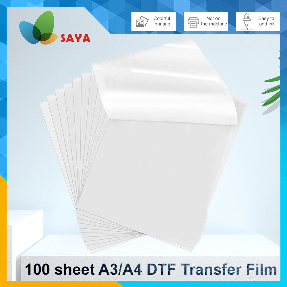 Dtf Film Roll A3 - 50/100 Folhas de Filme DTF A3/A4,