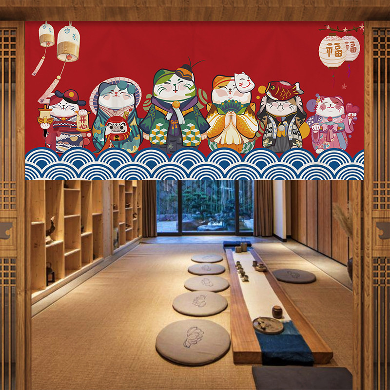 Cortina de Porta Noren Japones - Commercial Printing Rates avaliação e preço
