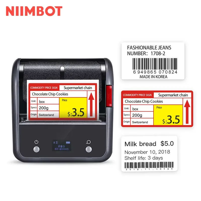 Impressora Térmica Portátil Ni - Commercial Printing Logo avaliação e preço