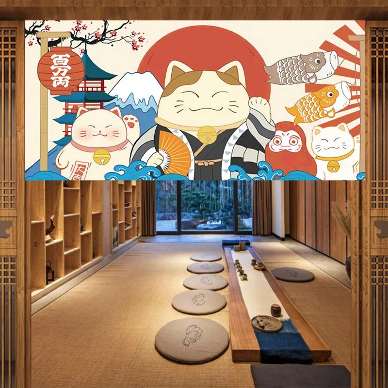 Cortina de Porta Japonesa VIKA - Commercial Printing Rates avaliação e preço
